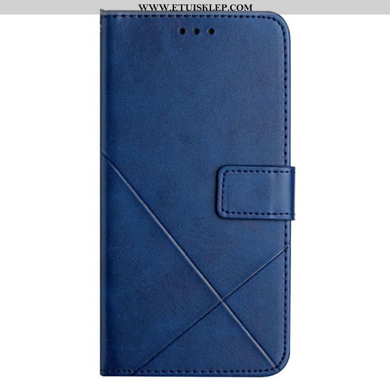 Etui Folio do Samsung Galaxy A54 5G Stylowe Skórzane Linie